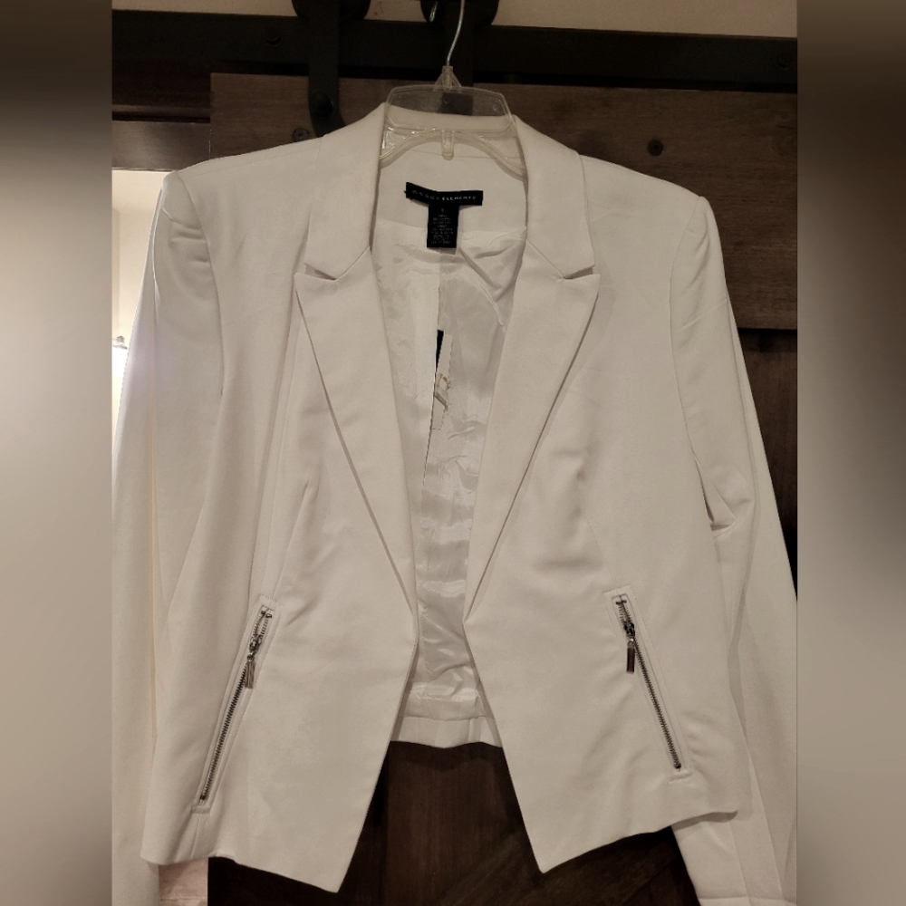 White blazer